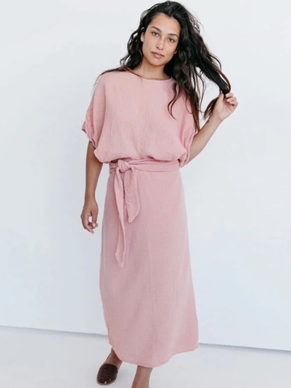 SUUNDAY Dolman Dress in Clay XS - Picture 5 of 5